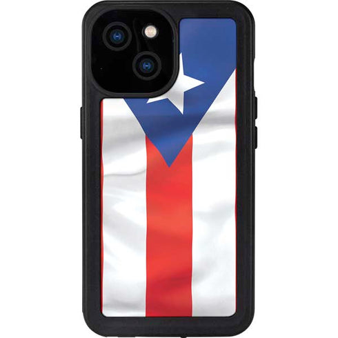 Puerto Rico Flag iPhone 15 Waterproof Case